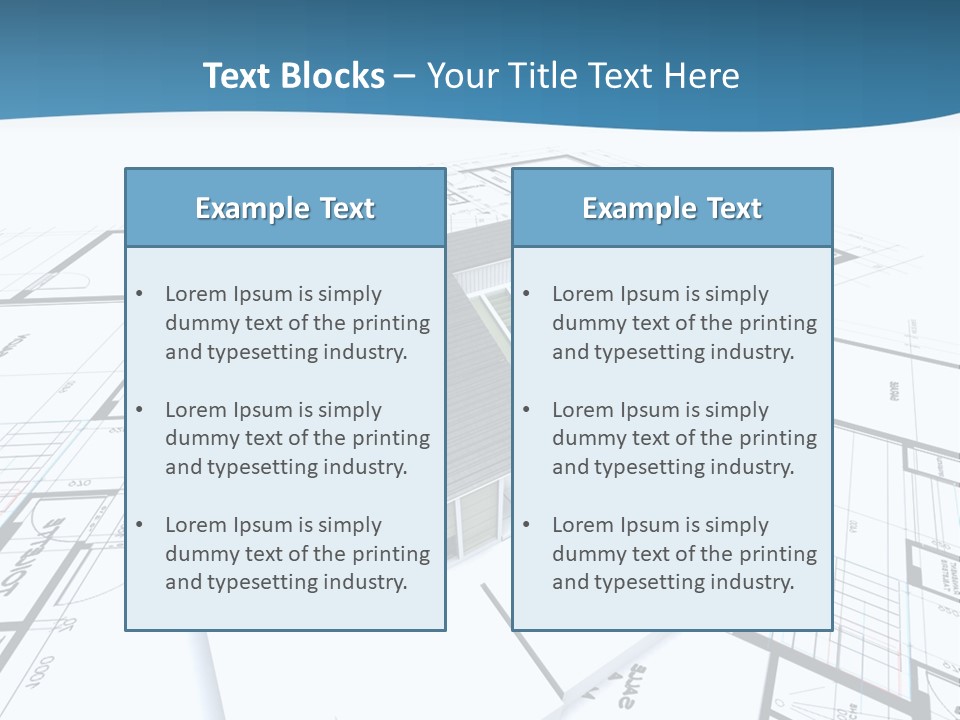 Building Fear Flat PowerPoint Template