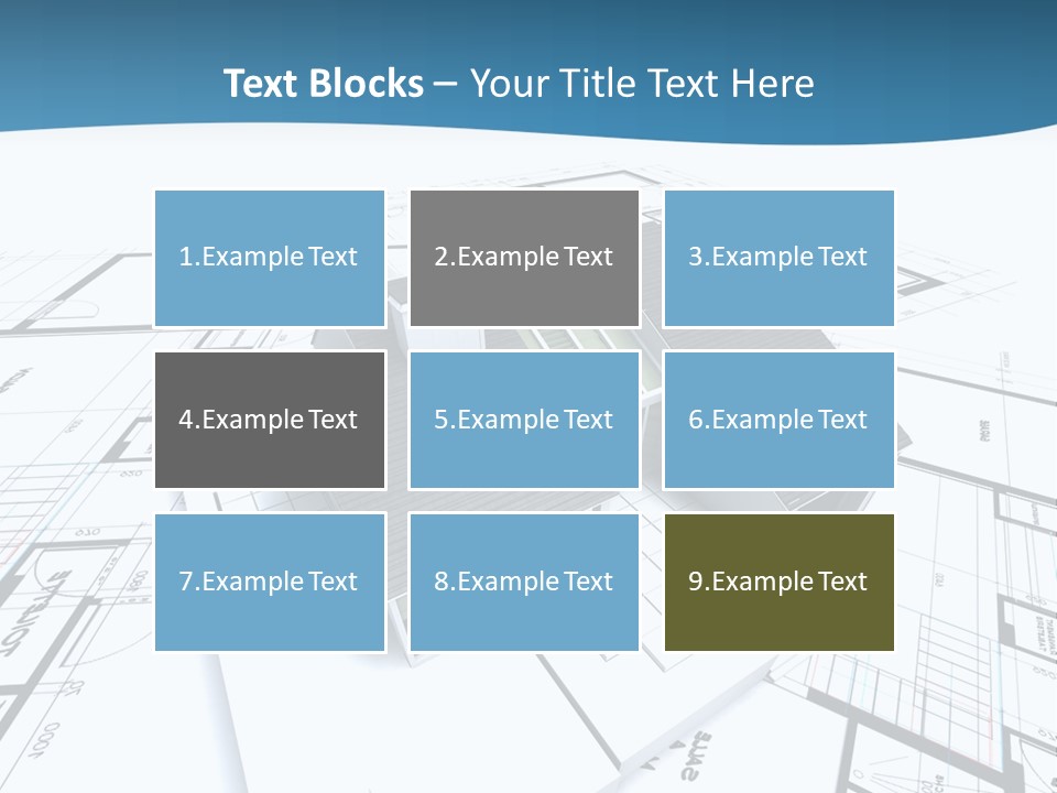 Building Fear Flat PowerPoint Template