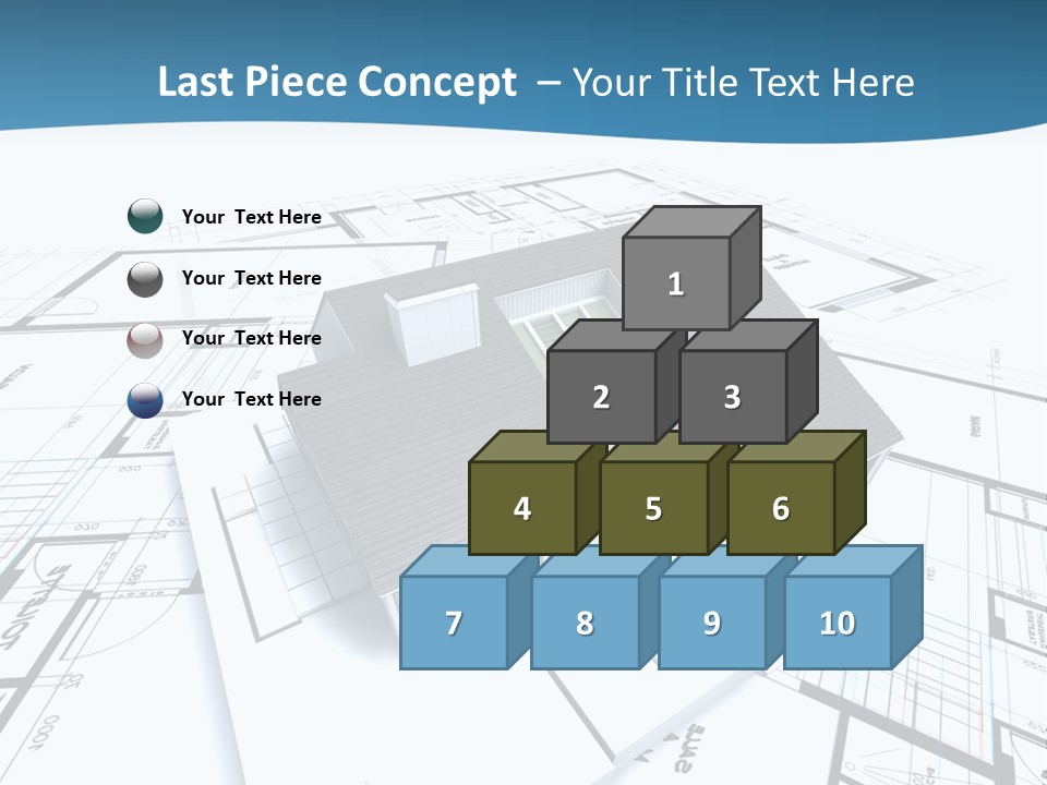 Building Fear Flat PowerPoint Template