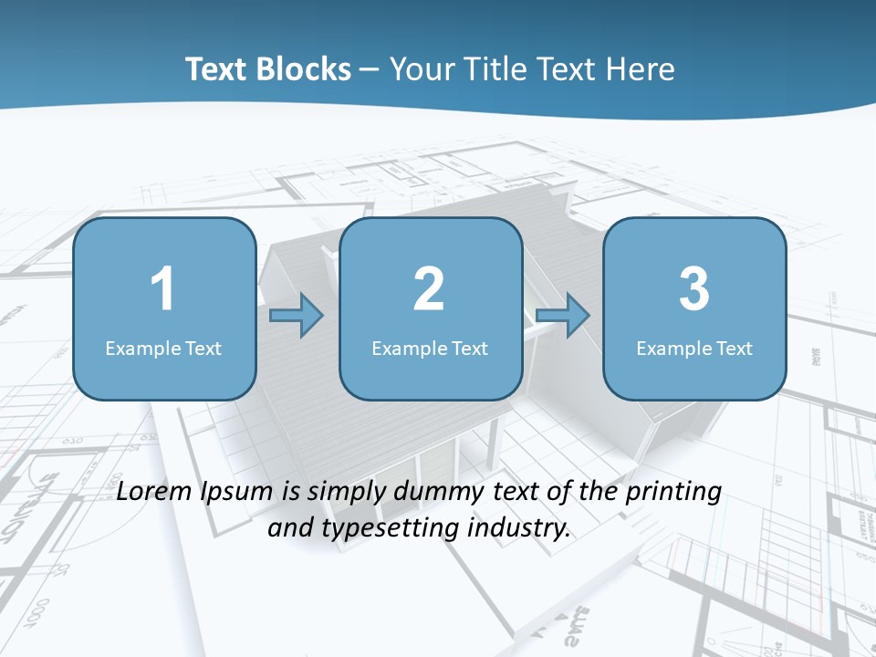 Building Fear Flat PowerPoint Template