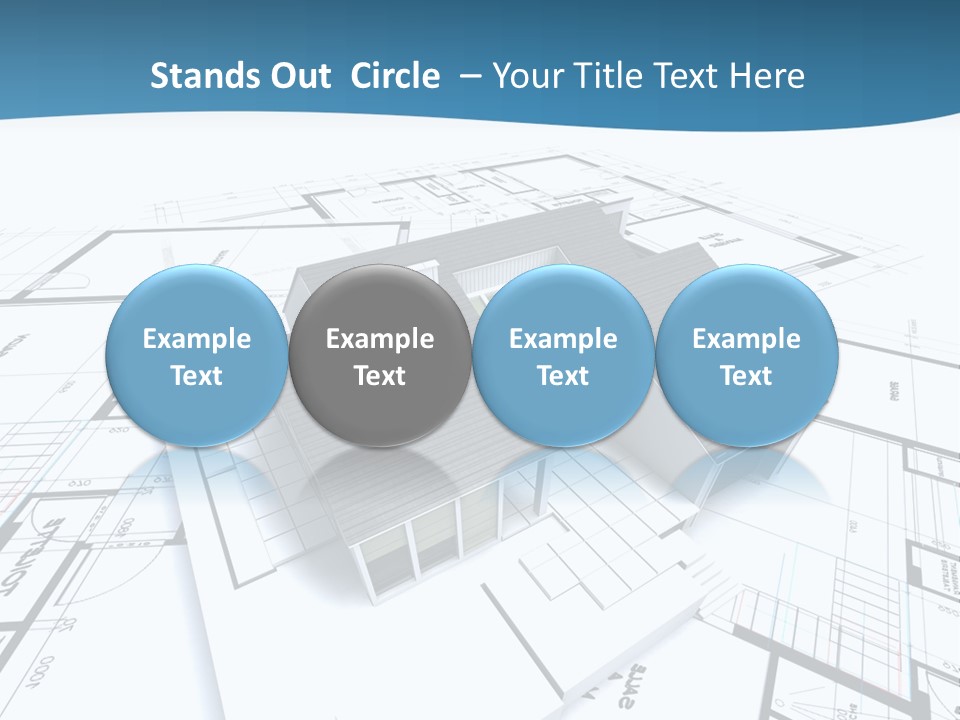 Building Fear Flat PowerPoint Template