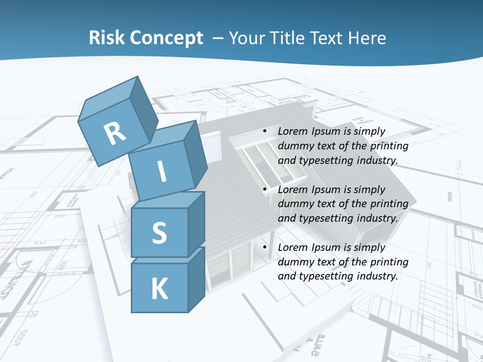 Building Fear Flat PowerPoint Template