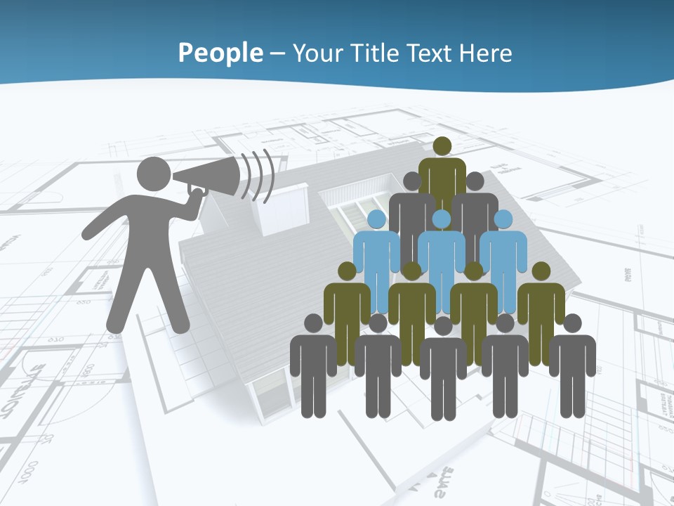 Building Fear Flat PowerPoint Template