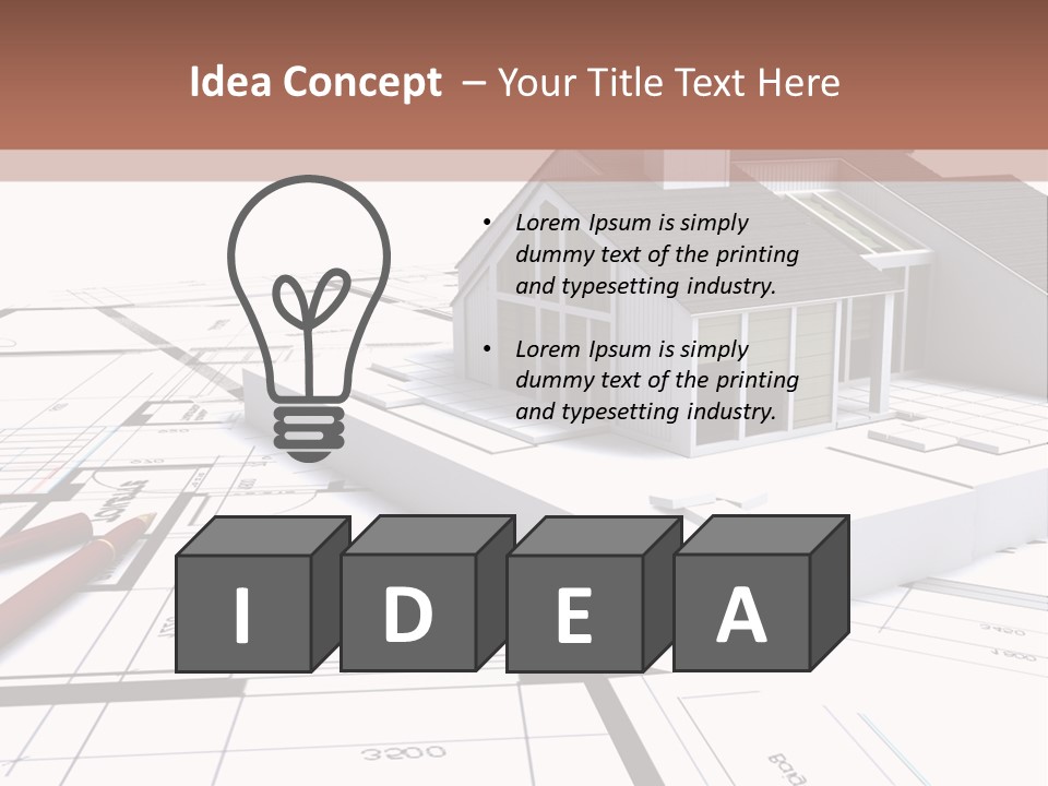 Light Visualisation Architecture PowerPoint Template