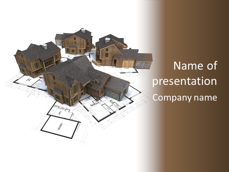 Fireplace Protection Construction PowerPoint Template