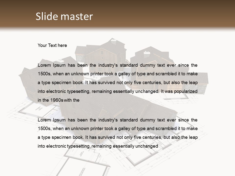 Fireplace Protection Construction PowerPoint Template