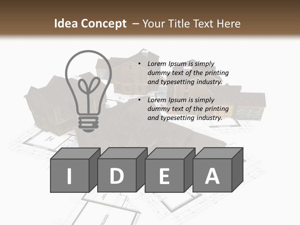 Fireplace Protection Construction PowerPoint Template