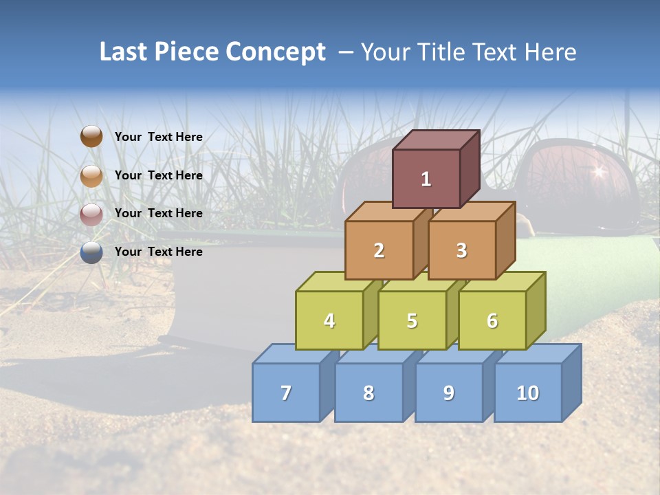 Reading Nature Sand PowerPoint Template