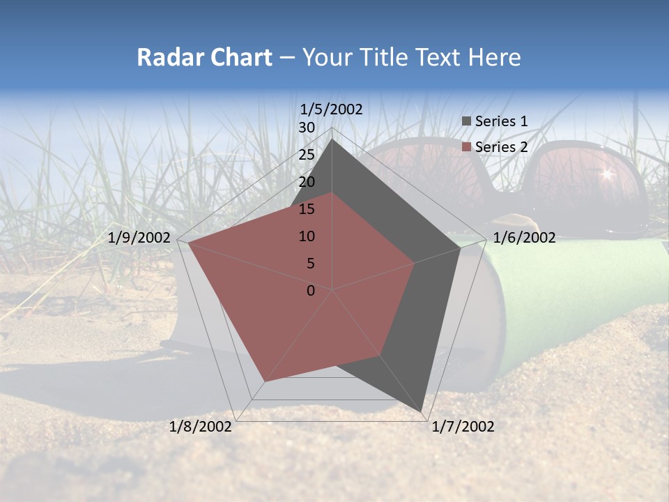Reading Nature Sand PowerPoint Template