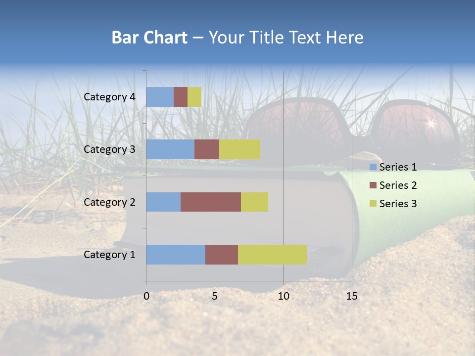 Reading Nature Sand PowerPoint Template