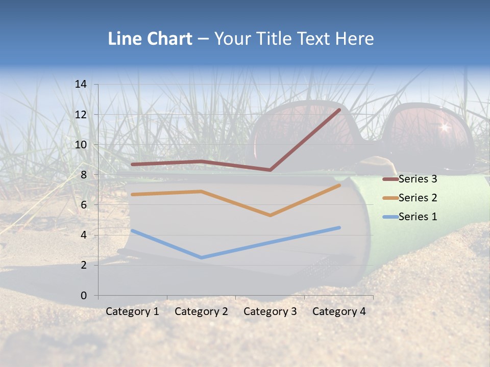 Reading Nature Sand PowerPoint Template
