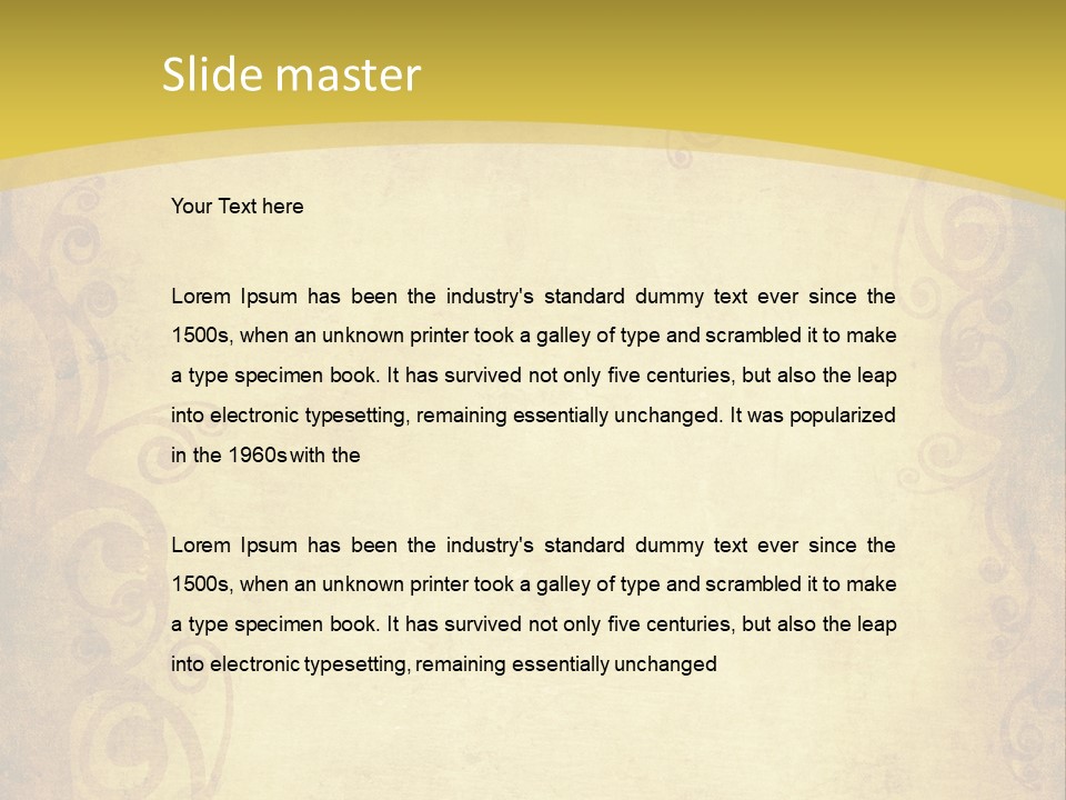 Background Border Creative PowerPoint Template