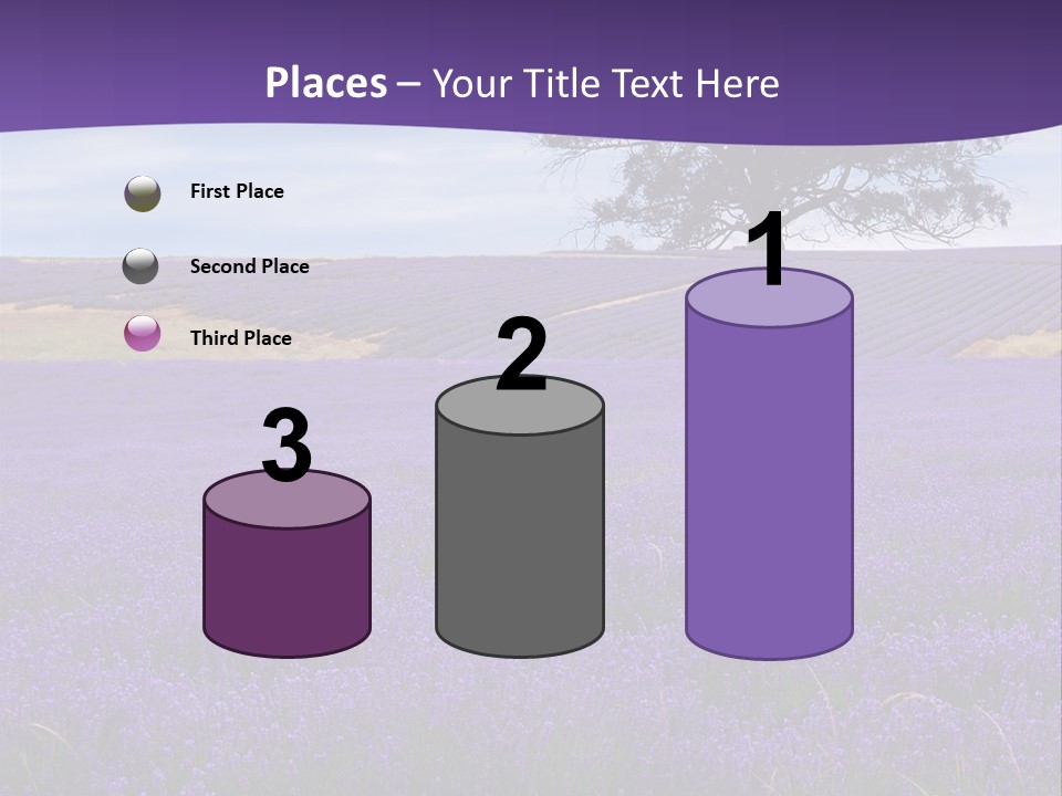 Clouds Farming Row PowerPoint Template