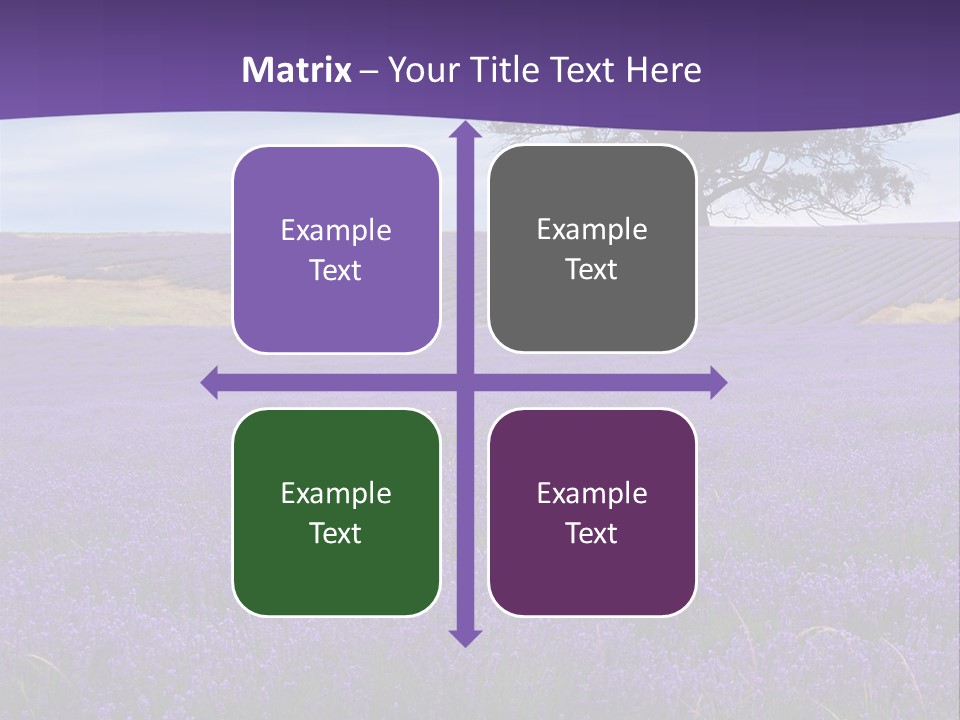 Clouds Farming Row PowerPoint Template
