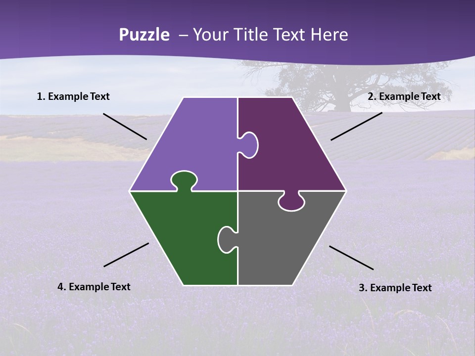 Clouds Farming Row PowerPoint Template