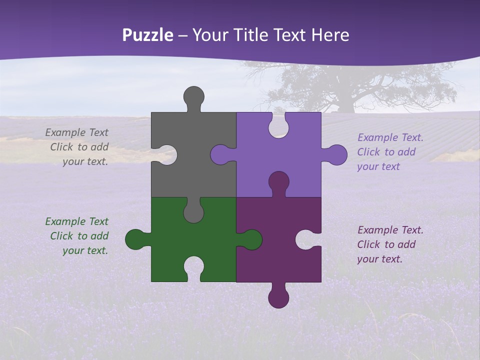 Clouds Farming Row PowerPoint Template