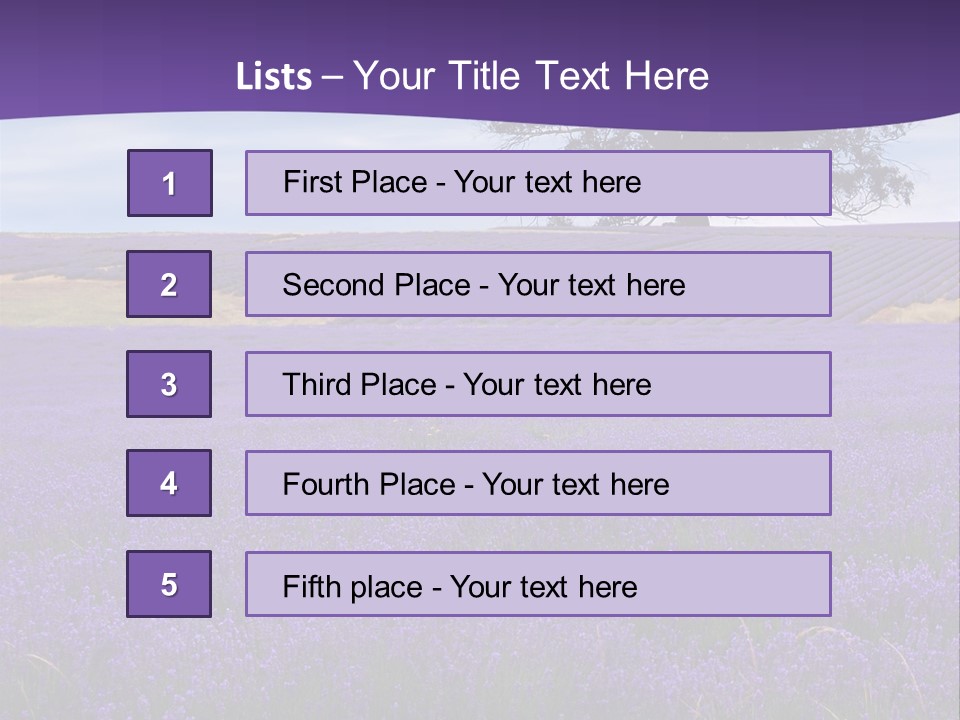 Clouds Farming Row PowerPoint Template