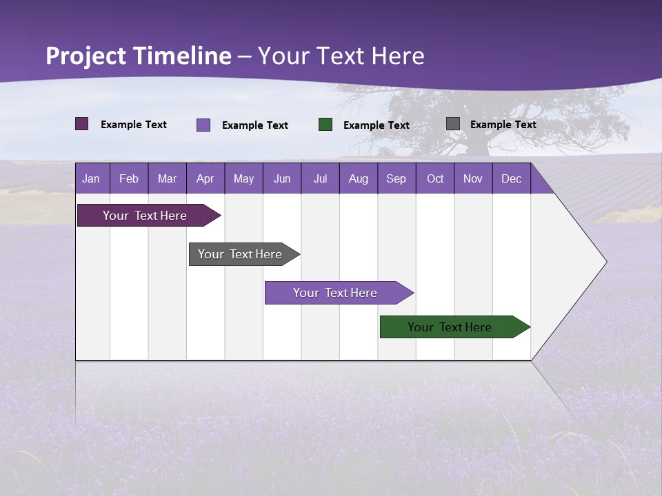 Clouds Farming Row PowerPoint Template