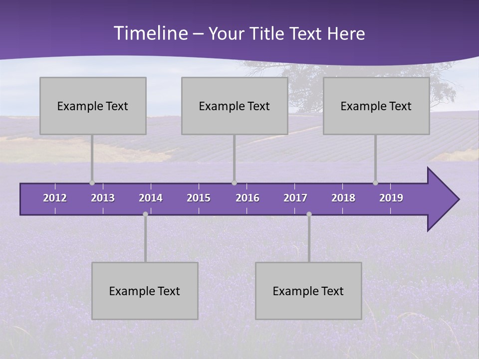 Clouds Farming Row PowerPoint Template