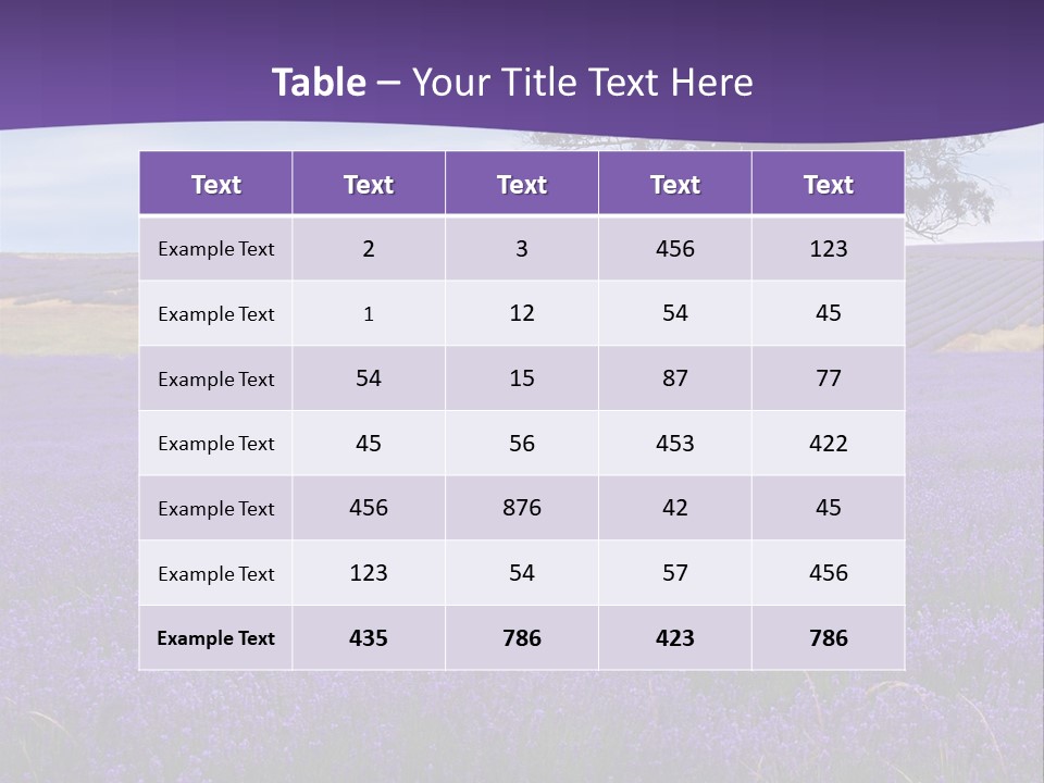 Clouds Farming Row PowerPoint Template
