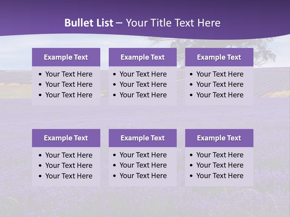 Clouds Farming Row PowerPoint Template