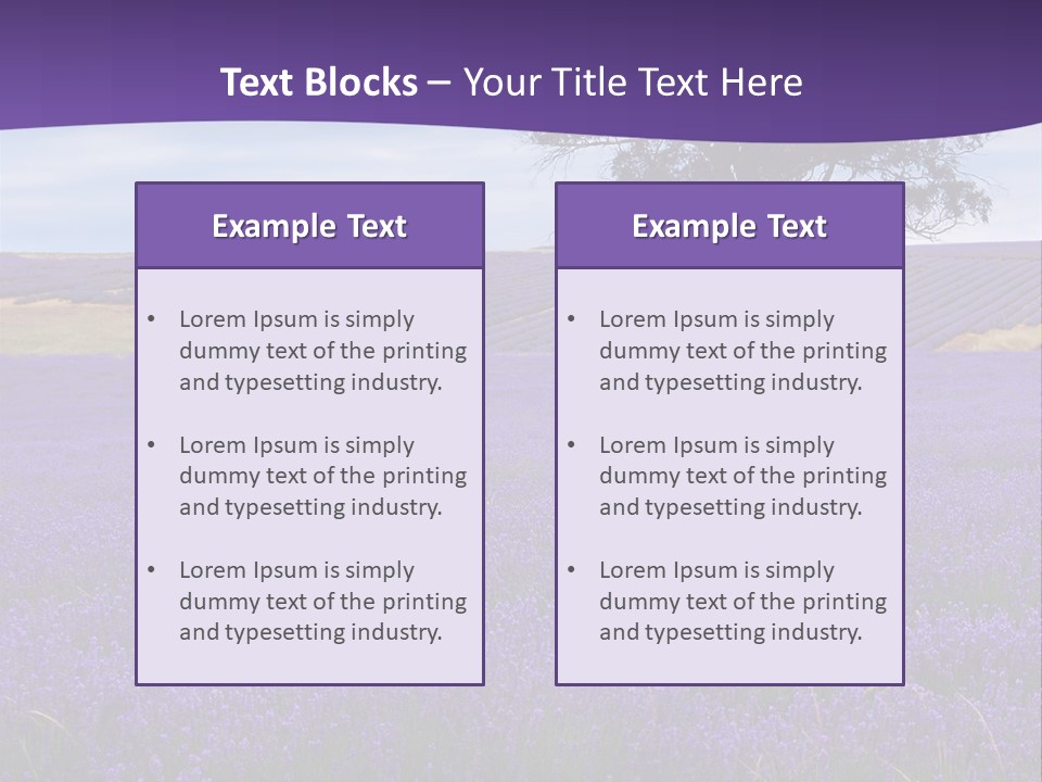 Clouds Farming Row PowerPoint Template