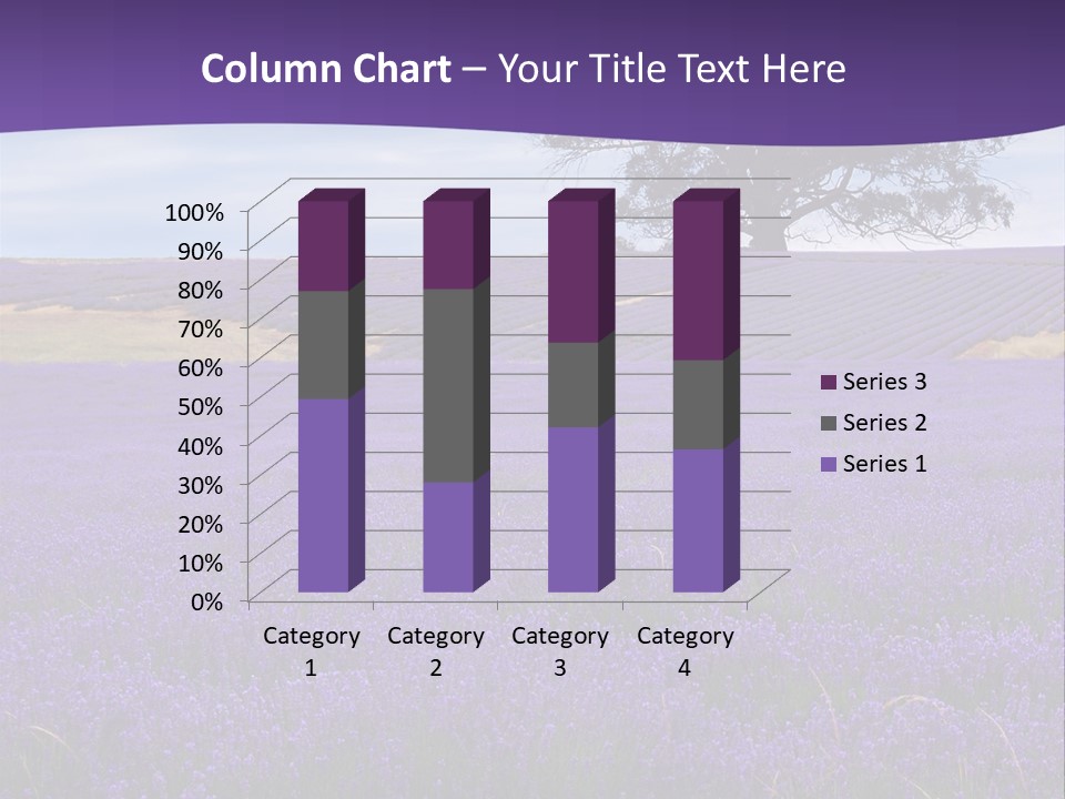 Clouds Farming Row PowerPoint Template