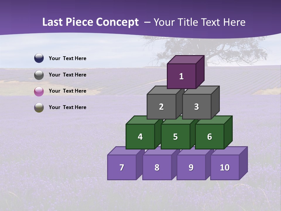 Clouds Farming Row PowerPoint Template