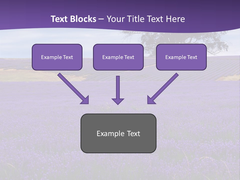 Clouds Farming Row PowerPoint Template