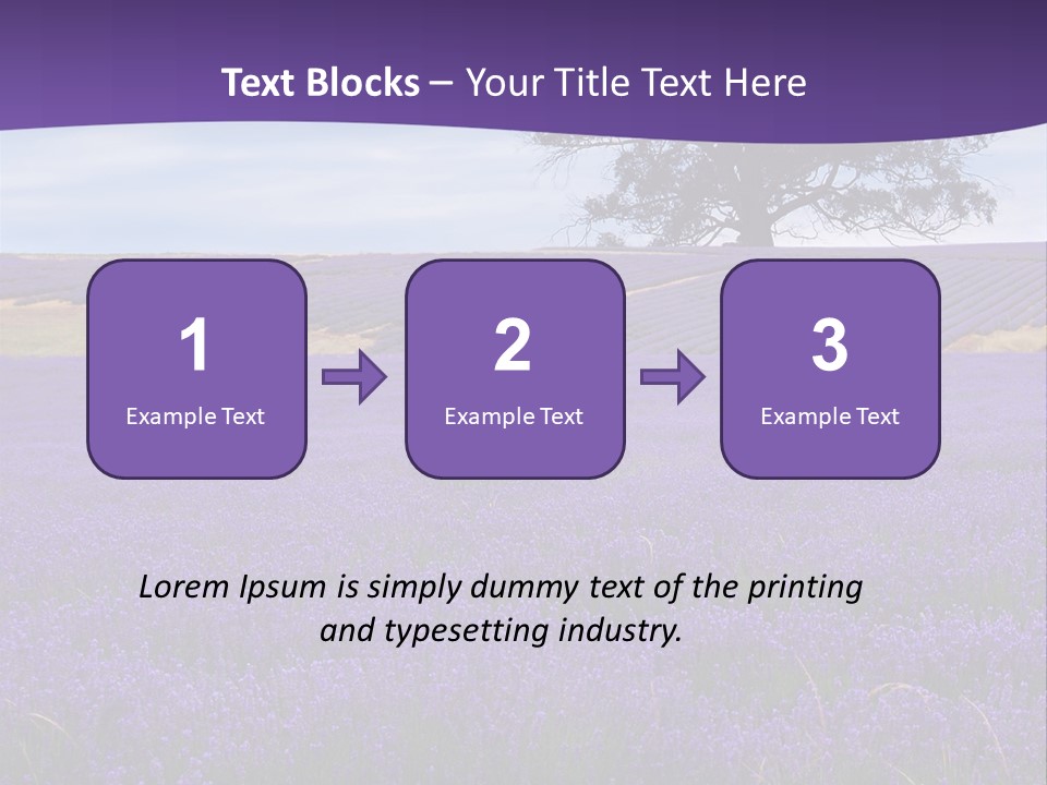 Clouds Farming Row PowerPoint Template