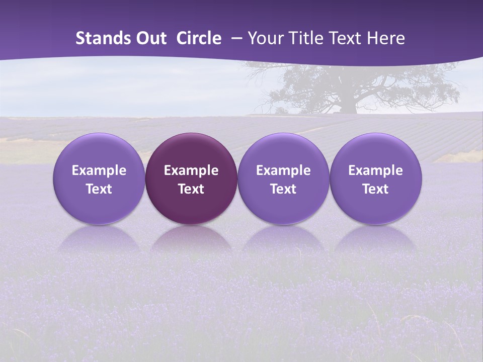 Clouds Farming Row PowerPoint Template