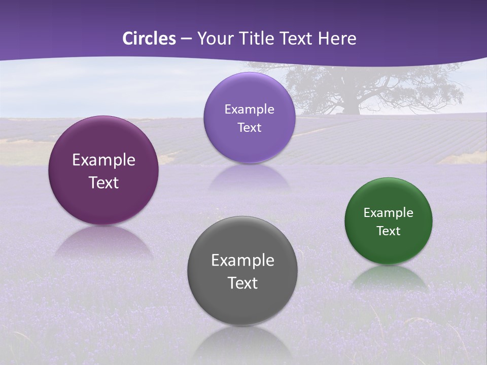 Clouds Farming Row PowerPoint Template