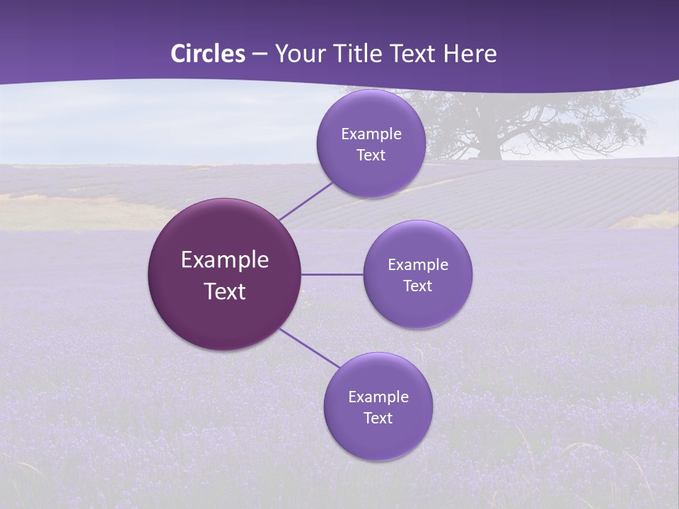 Clouds Farming Row PowerPoint Template