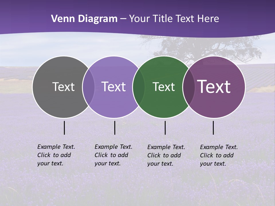 Clouds Farming Row PowerPoint Template