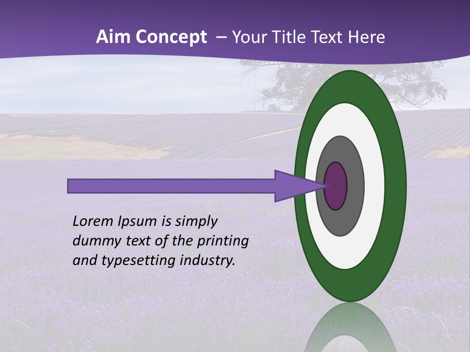 Clouds Farming Row PowerPoint Template