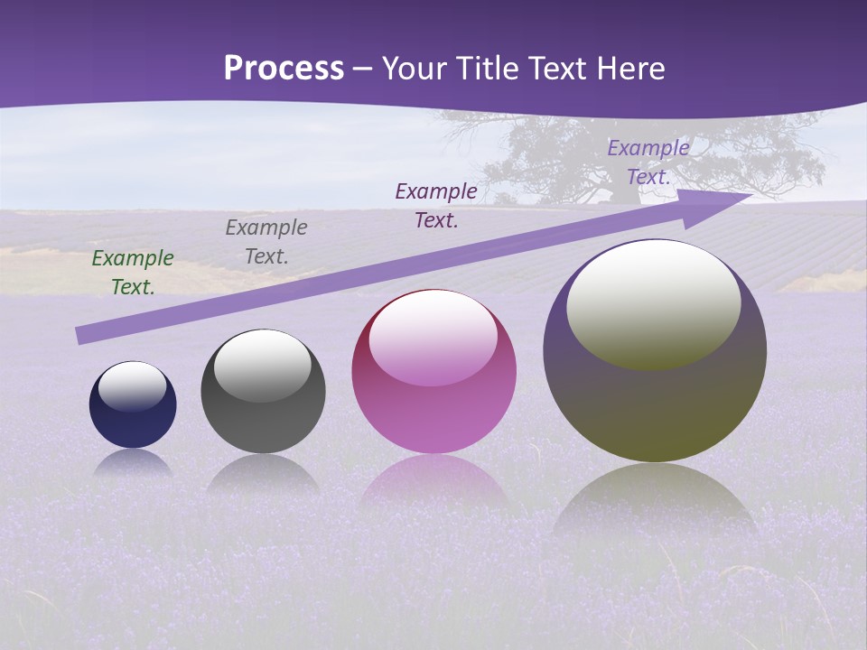 Clouds Farming Row PowerPoint Template