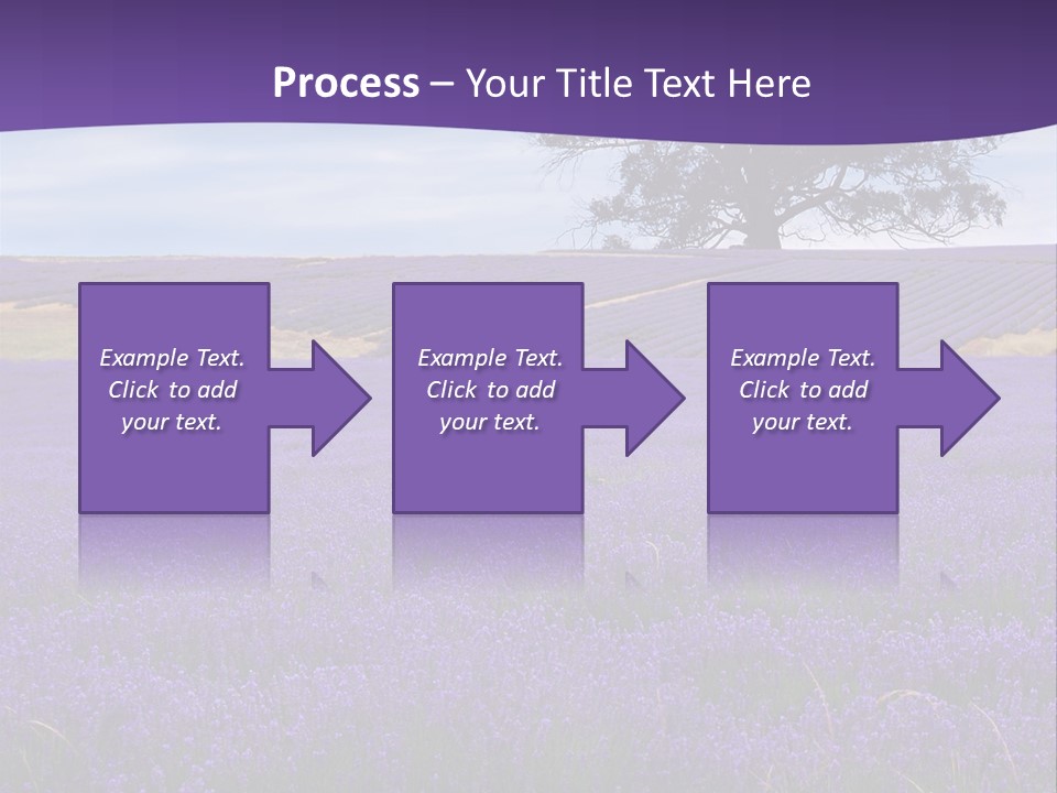 Clouds Farming Row PowerPoint Template