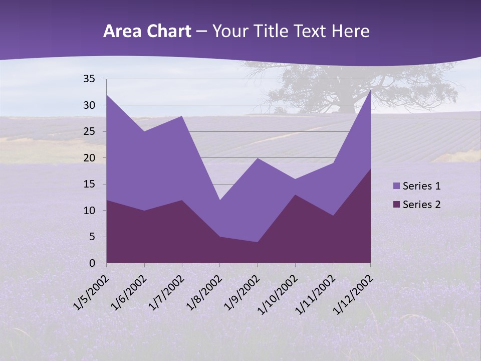 Clouds Farming Row PowerPoint Template