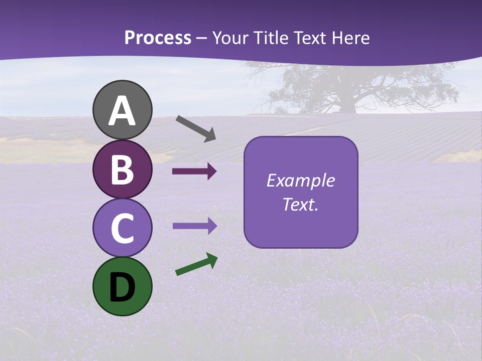 Clouds Farming Row PowerPoint Template