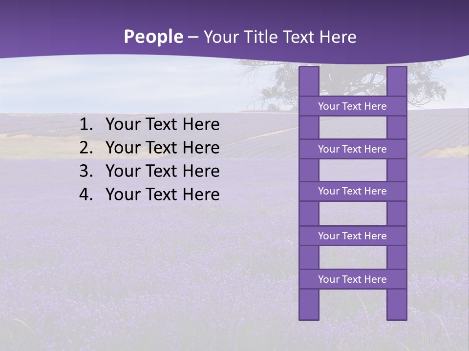 Clouds Farming Row PowerPoint Template