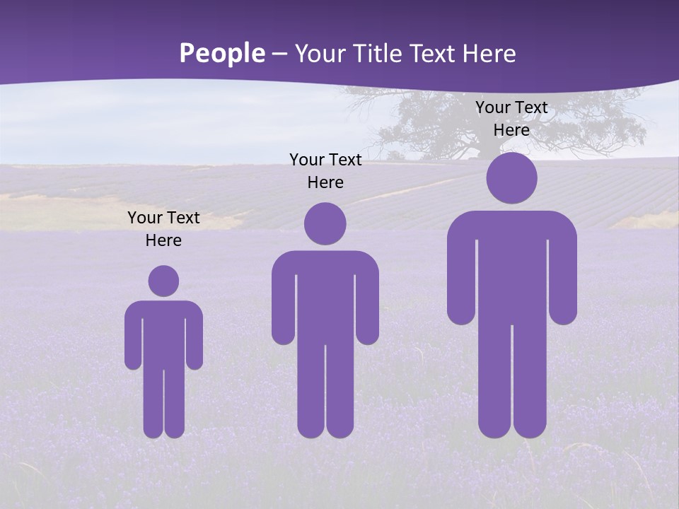 Clouds Farming Row PowerPoint Template