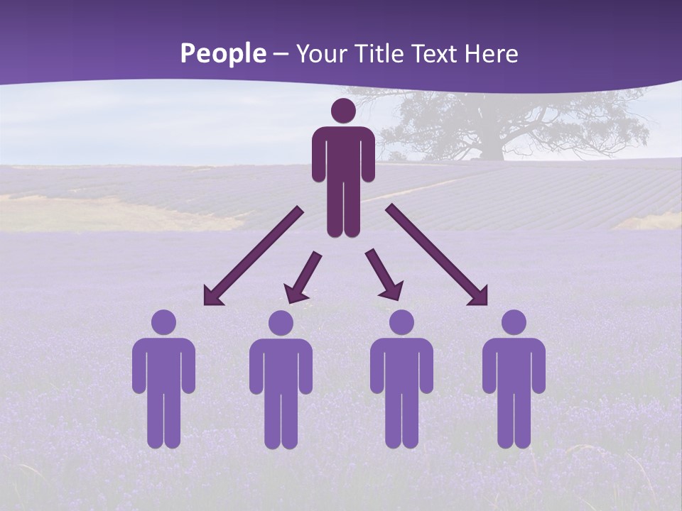 Clouds Farming Row PowerPoint Template