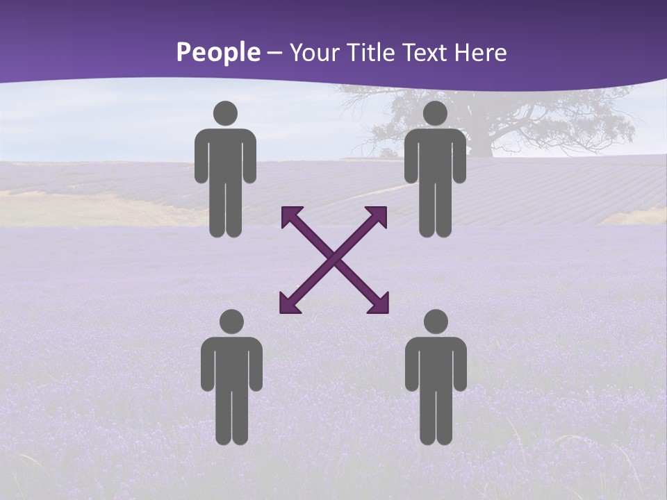 Clouds Farming Row PowerPoint Template