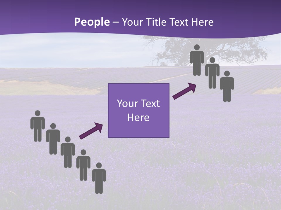 Clouds Farming Row PowerPoint Template