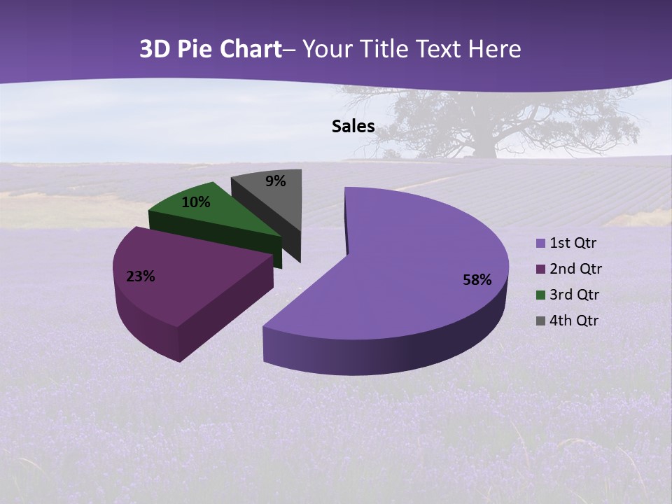 Clouds Farming Row PowerPoint Template