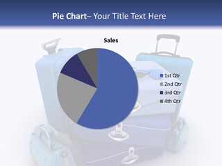 Orange Suitcase Luggage PowerPoint Template