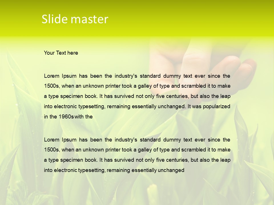 Stem Natural Spring PowerPoint Template