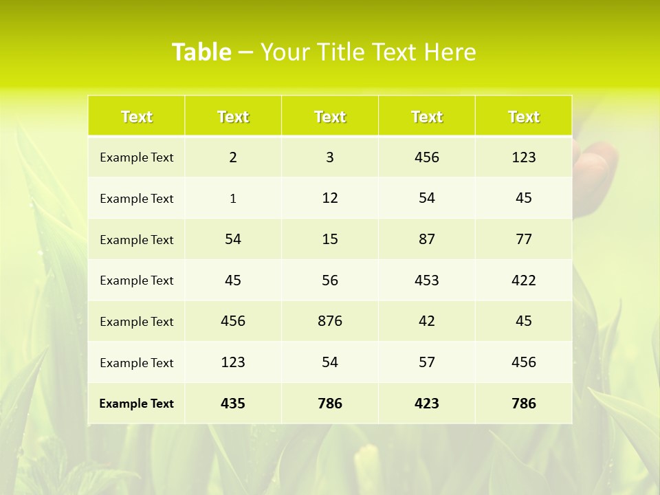 Stem Natural Spring PowerPoint Template