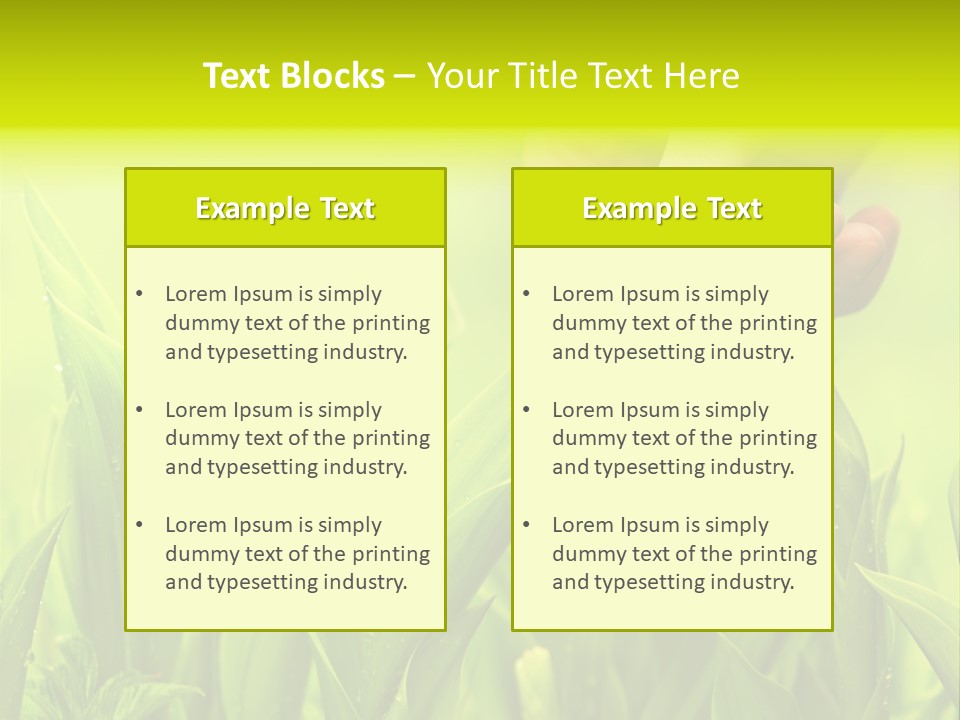 Stem Natural Spring PowerPoint Template