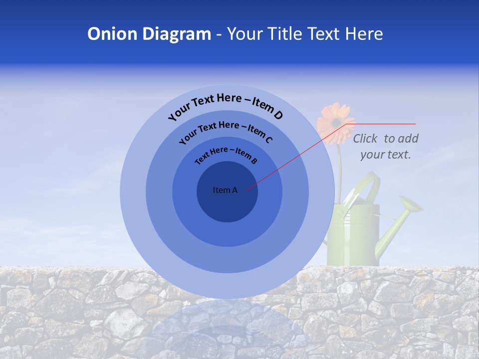 Blue Cloudscape Sky PowerPoint Template